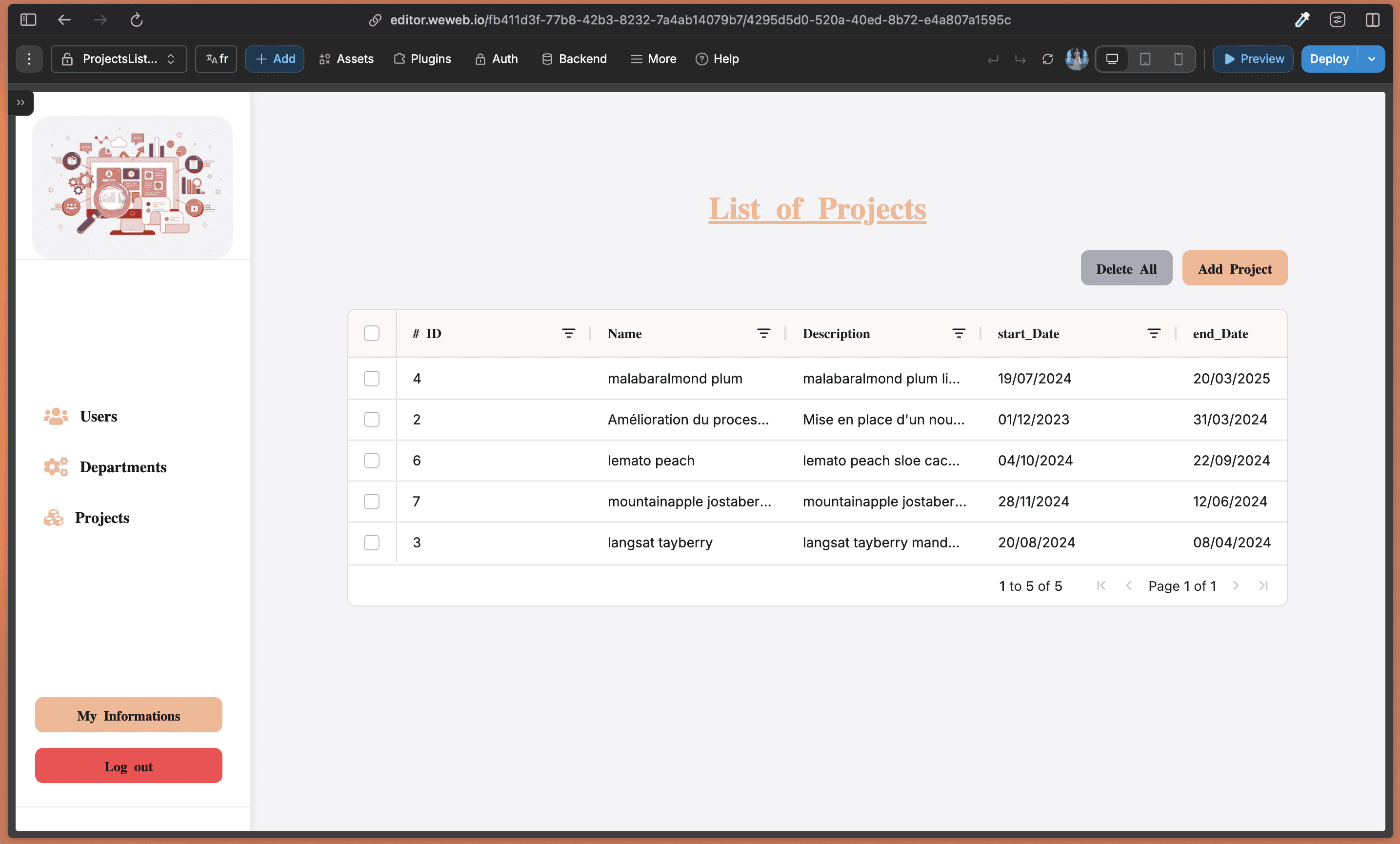 ERP WeWeb Xano — capture 23
