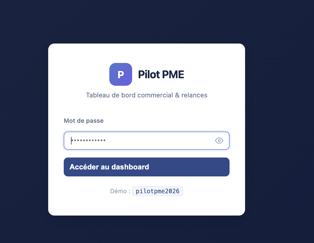 Pilot PME — capture 0